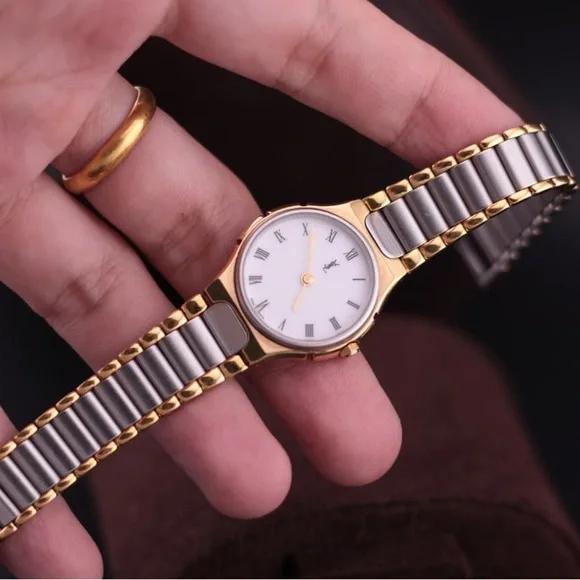 1990s YSL Women’s Two-Toned Watch - Picture 3 of 7